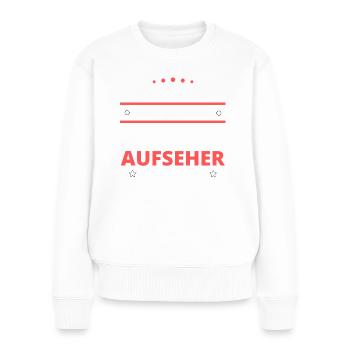 Overseer Gift - Two Types of... Design - Women's Premium Organic Jumper - white - Front - Julia (174cm)