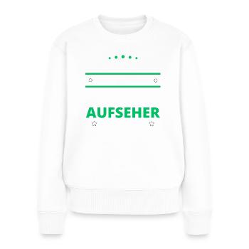 Overseer Gift - Two Types of... Design - Women's Premium Organic Jumper - white - Front - Julia (174cm)