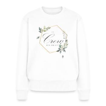 The Bride's Crew - Team Bride - Bride Squad - Pull Premium bio Femme - blanc - Devant - Julia (174cm)