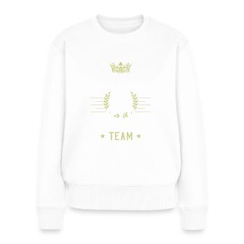 Apres Ski Eskalation - Frauen Premium Bio Pullover - Weiß - Vorne - Julia (174cm)