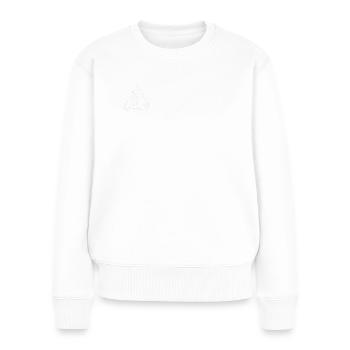 Ich Und Meine Follower Lustig Scooter Motorroller - Frauen Premium Bio Pullover - Weiß - Vorne - Julia (174cm)