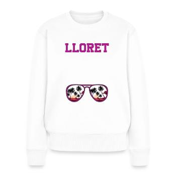 Lloret De Mar 23 Trikot 2023 - Frauen Premium Bio Pullover - Weiß - Vorne - Julia (174cm)