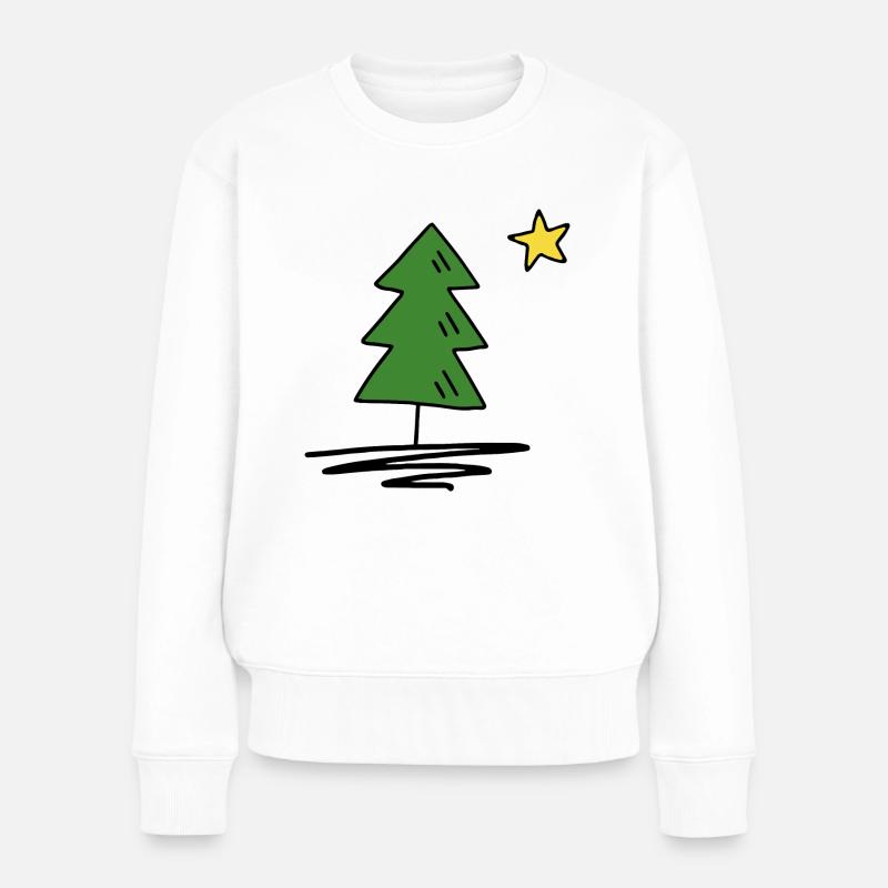 Weihnachten - Frauen Premium Bio Pullover - Weiß
