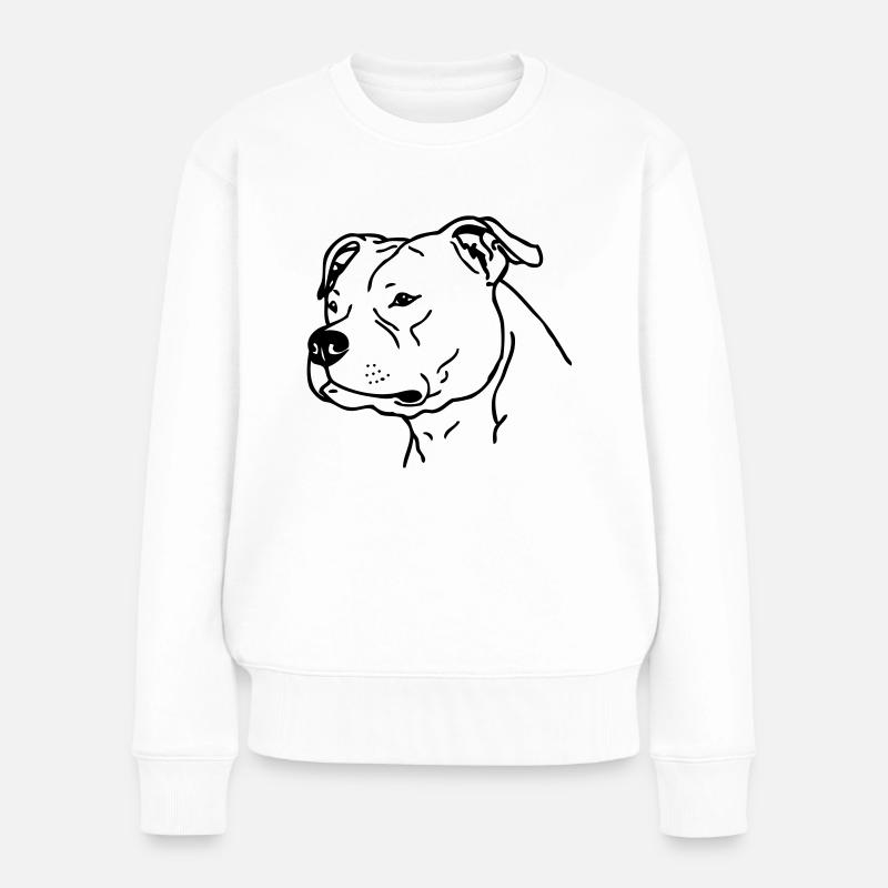 american_stafford_1 - Pull Premium bio Femme - blanc