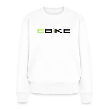 E BIKE - Pull Premium bio Femme - blanc - Devant - Julia (174cm)