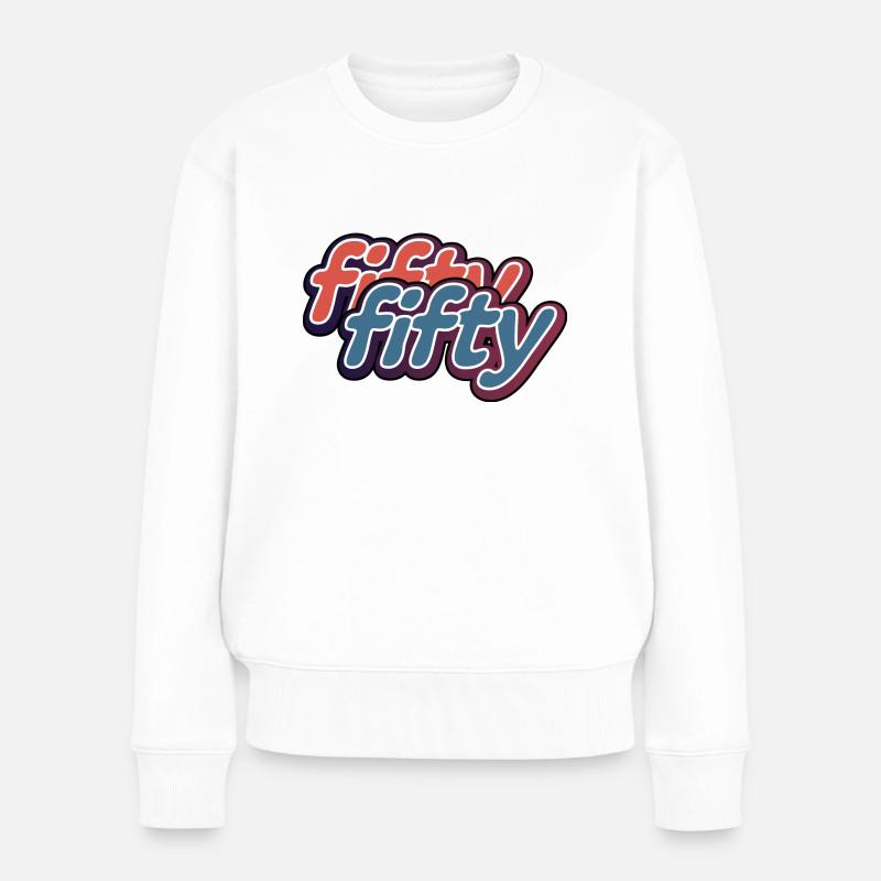 Fifty fifty - Frauen Premium Bio Pullover - Weiß