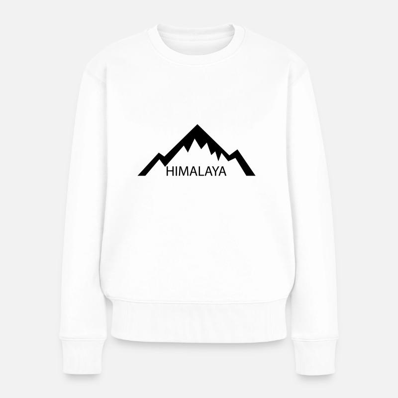 Himalaya - Frauen Premium Bio Pullover - Weiß