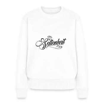 Seltenheit Diamant - Frauen Premium Bio Pullover - Weiß - Vorne - Julia (174cm)