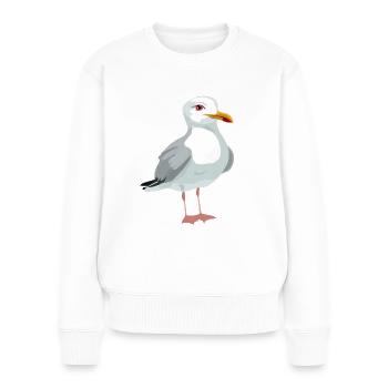 Gull - Women's Premium Organic Jumper - white - Front - Julia (174cm)