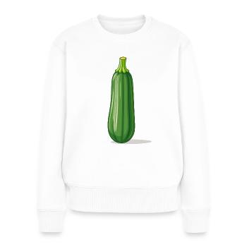 Courgette - Women's Premium Organic Jumper - white - Front - Julia (174cm)
