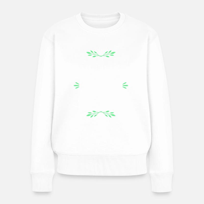 Bibelvers Glaube Jesus - Frauen Premium Bio Pullover - Weiß