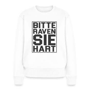 Rave - Frauen Premium Bio Pullover - Weiß - Vorne - Julia (174cm)