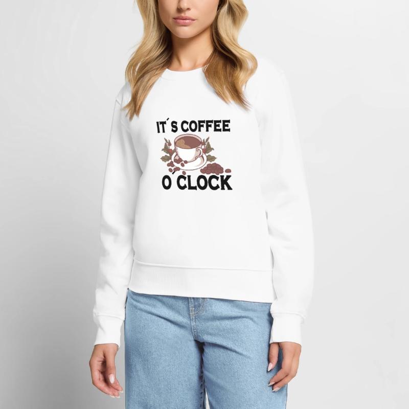 Coffee Lover Caffeine Molecule Java Latte Espresso Frauen Premium Bio Pullover