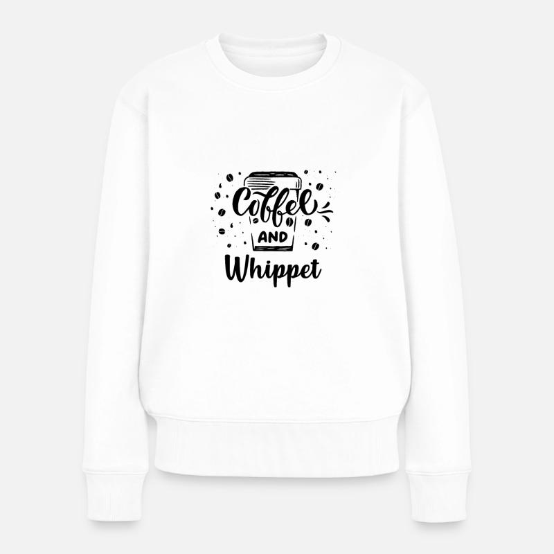 Whippet - Frauen Premium Bio Pullover - Weiß