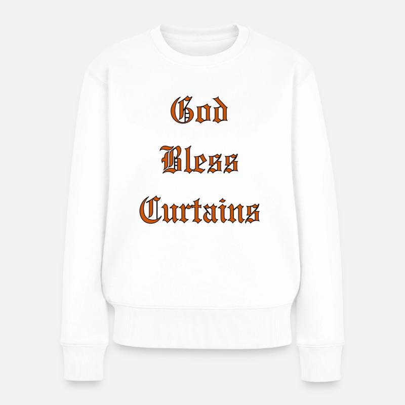 GodBlessRideaux - Pull Premium bio Femme - blanc