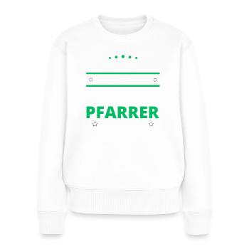 Pastor Gift - Two Types of... Design - Women's Premium Organic Jumper - white - Front - Julia (174cm)