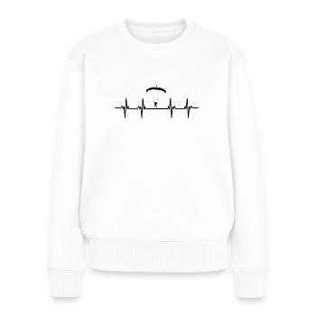 Parachutes Skydiving Skydivers - Women's Premium Organic Jumper - white - Front - Julia (174cm)