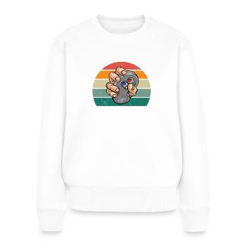 Gamblers Game Game Computer PC Console Gamer - Women's Premium Organic Jumper - white - Front - Julia (174cm)