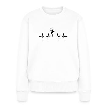 dancer dancer dance move movement couple dance - Women's Premium Organic Jumper - white - Front - Julia (174cm)