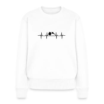 Home Famille Appartement Appartement Maison familiale - Pull Premium bio Femme - blanc - Devant - Julia (174cm)