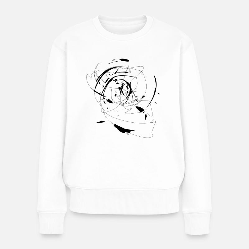 Kunst & Design - Frauen Premium Bio Pullover - Weiß