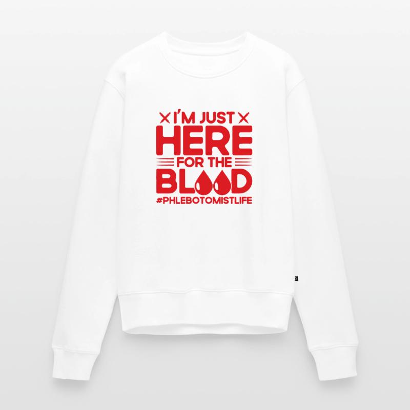 Phlebotomist Blood Sampling Phlebotomy Laboratory Geschen Women's Premium Organic Jumper