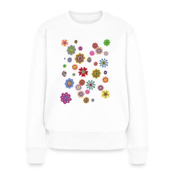 Blumenliese - Women's Premium Organic Jumper - white - Front - Julia (174cm)