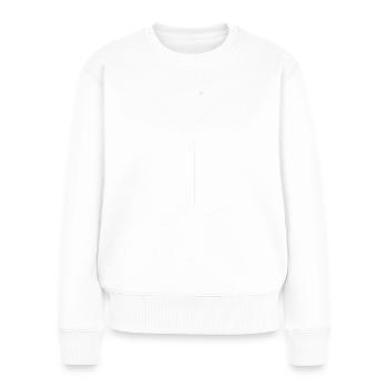 Anker Möwe Geschenk - Frauen Premium Bio Pullover - Weiß - Vorne - Julia (174cm)