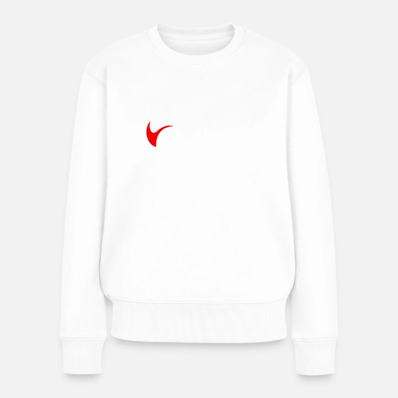 Weihnachten Oma Outfit - Frauen Premium Bio Pullover - Weiß