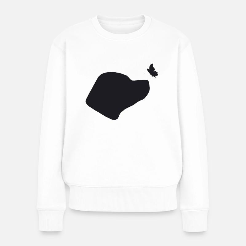 American Staffordshire Terrier - Frauen Premium Bio Pullover - Weiß