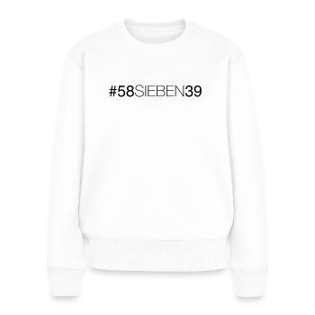 Sauerland Edition - 58739 Wickede (Ruhr) - Frauen Premium Bio Pullover - Weiß - Vorne - Julia (174cm)