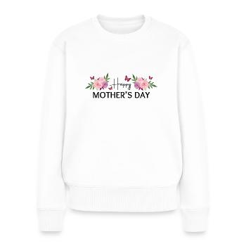 Happy Mother’s Day - Pull Premium bio Femme - blanc - Devant - Julia (174cm)