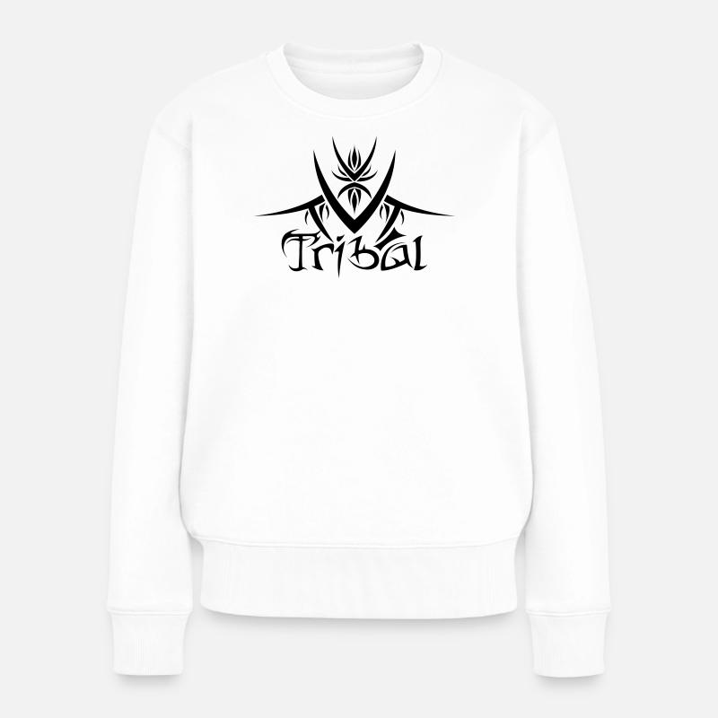Tribal 1 par Helfspawn - Pull Premium bio Femme - blanc