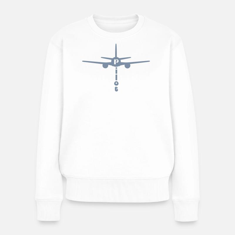 aviators - Women's Premium Organic Jumper - white