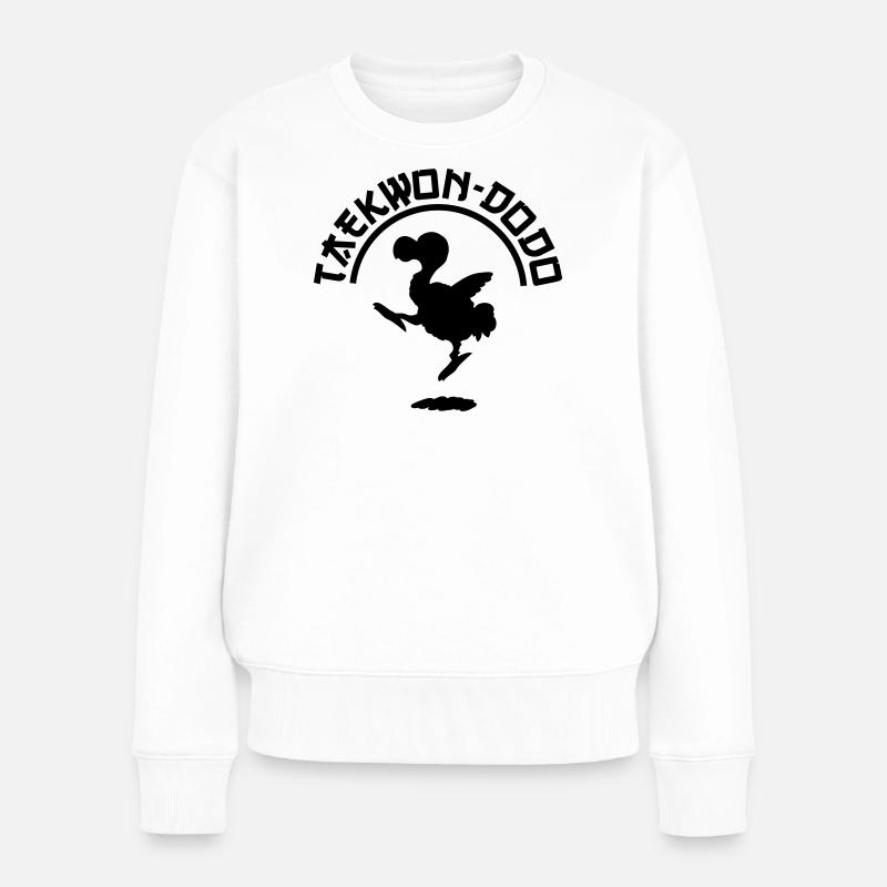 Taekwondodo - Frauen Premium Bio Pullover - Weiß