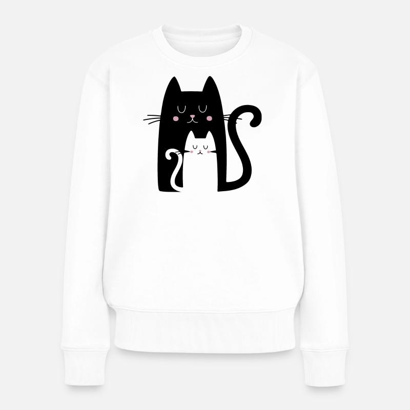 Chatons - Pull Premium bio Femme - blanc