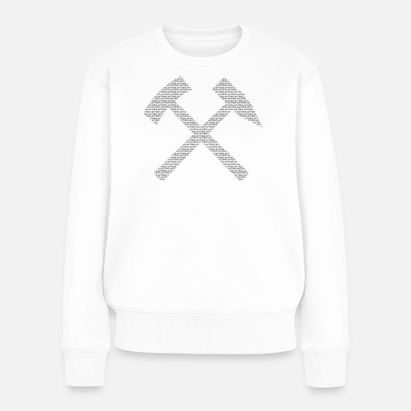 Bonne chance - Pull Premium bio Femme - blanc