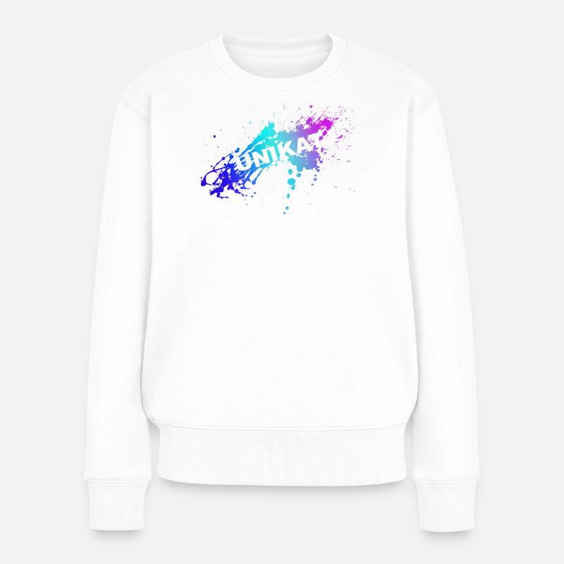 UNIKAT - Pull Premium bio Femme - blanc