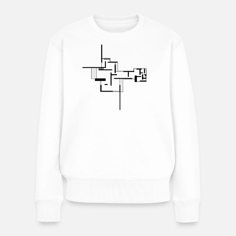 Die Architektur - Frauen Premium Bio Pullover - Weiß