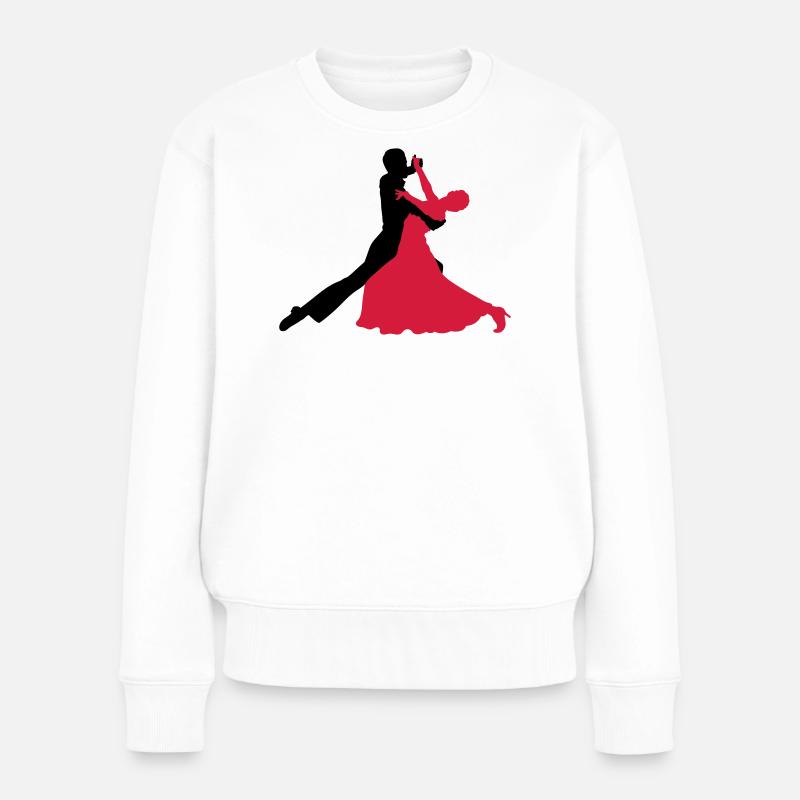 la danse de salon - Pull Premium bio Femme - blanc