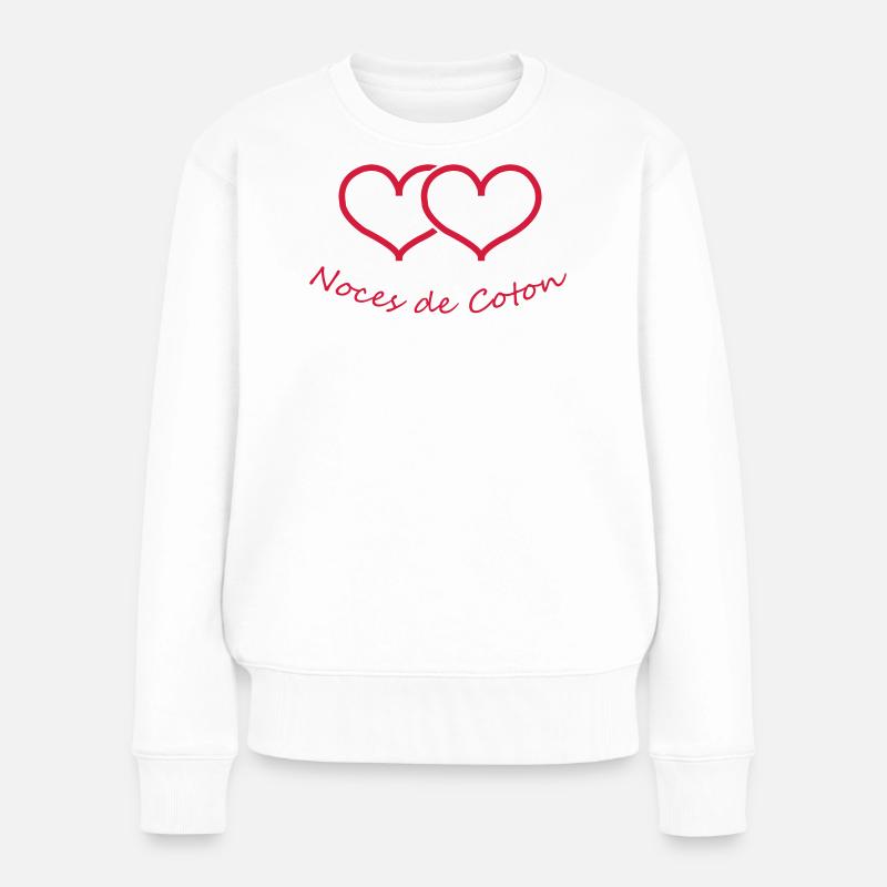Noces de Coton - Pull Premium bio Femme - blanc