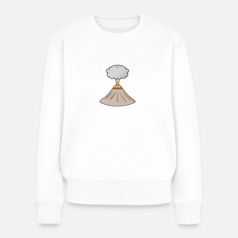 volcan - Pull Premium bio Femme - blanc