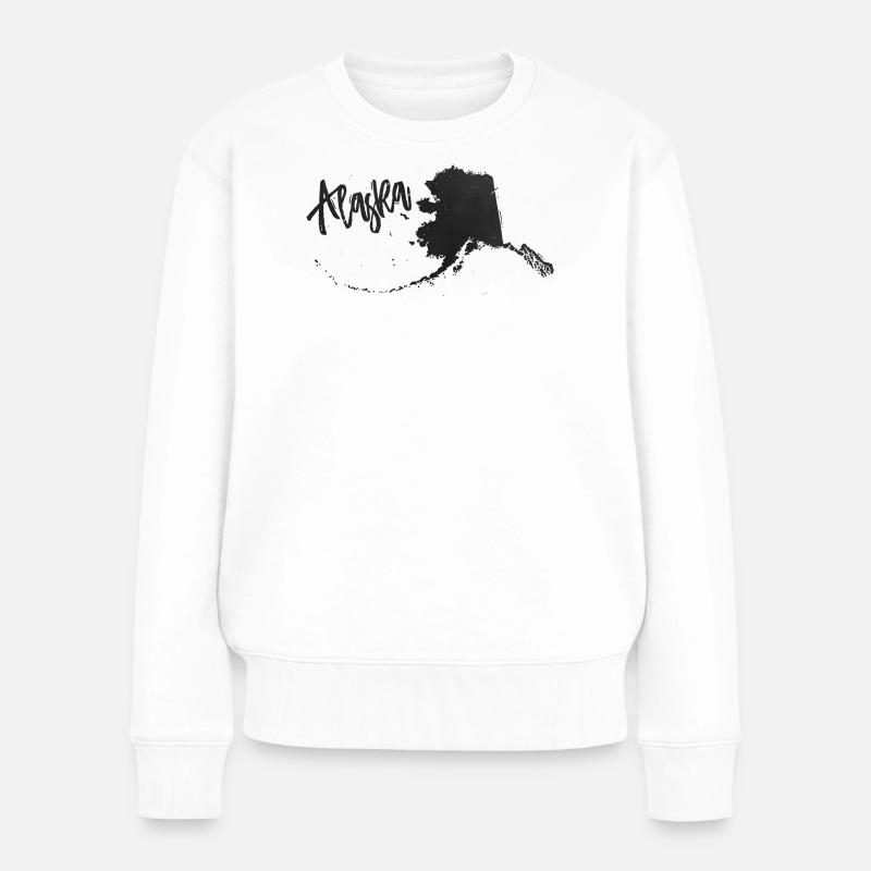 Alaska - Frauen Premium Bio Pullover - Weiß