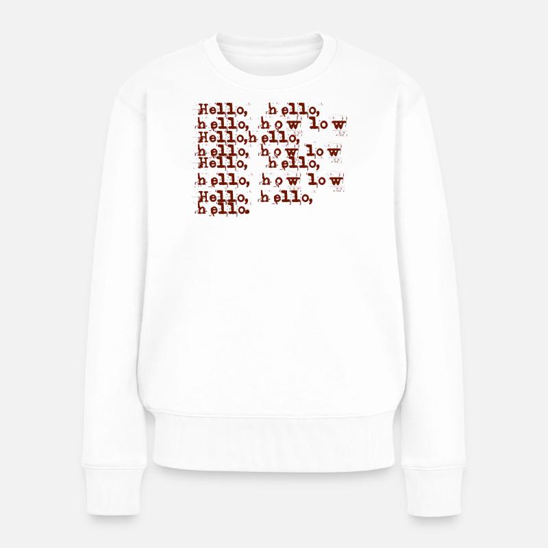 adolescent - Pull Premium bio Femme - blanc