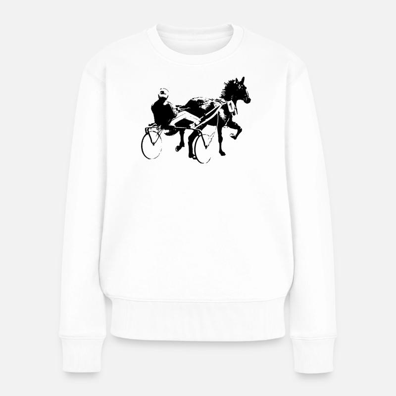 trotteur - Pull Premium bio Femme - blanc