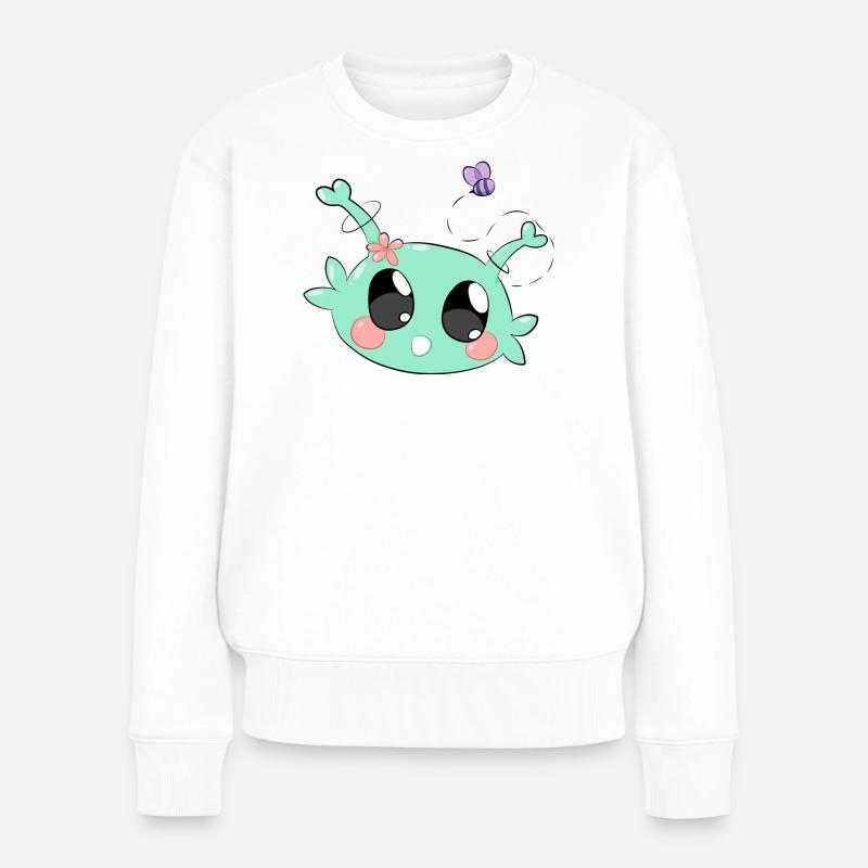 Alien heureux - Alien heureux - Pull Premium bio Femme - blanc