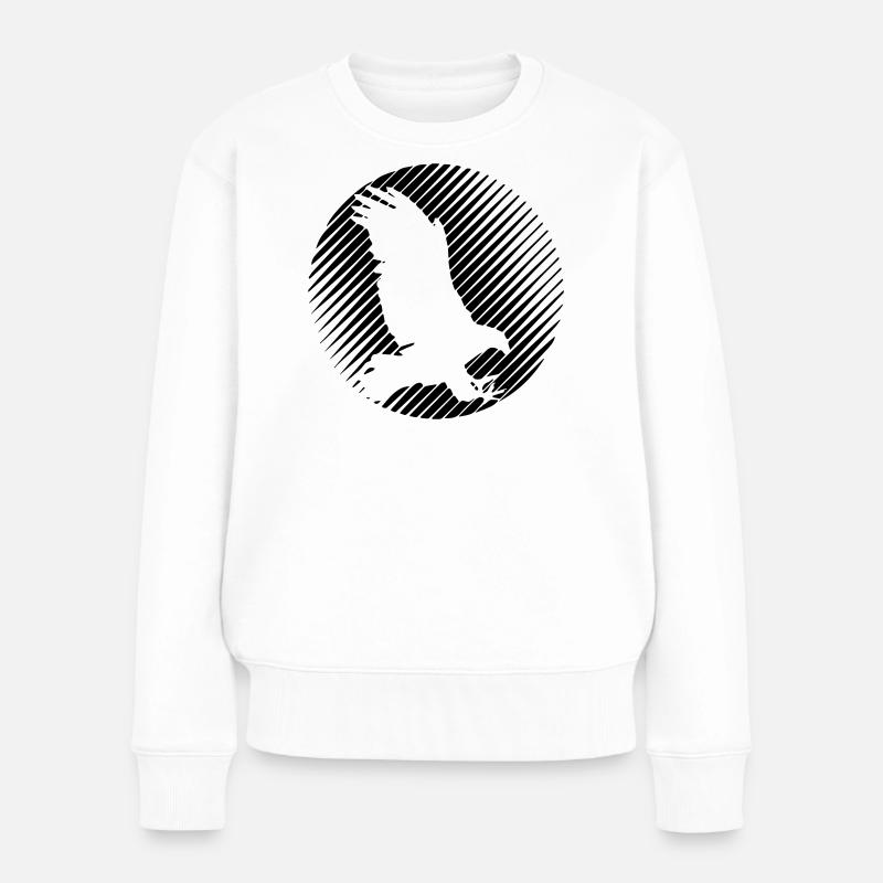 HAWK 0.1 - Women's Premium Organic Jumper - white