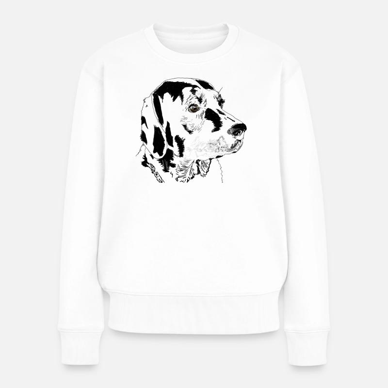 Labrador - Frauen Premium Bio Pullover - Weiß