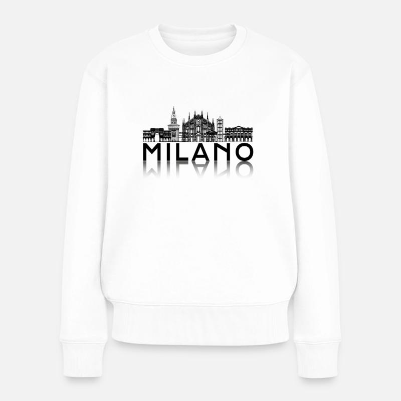 Milan - Pull Premium bio Femme - blanc