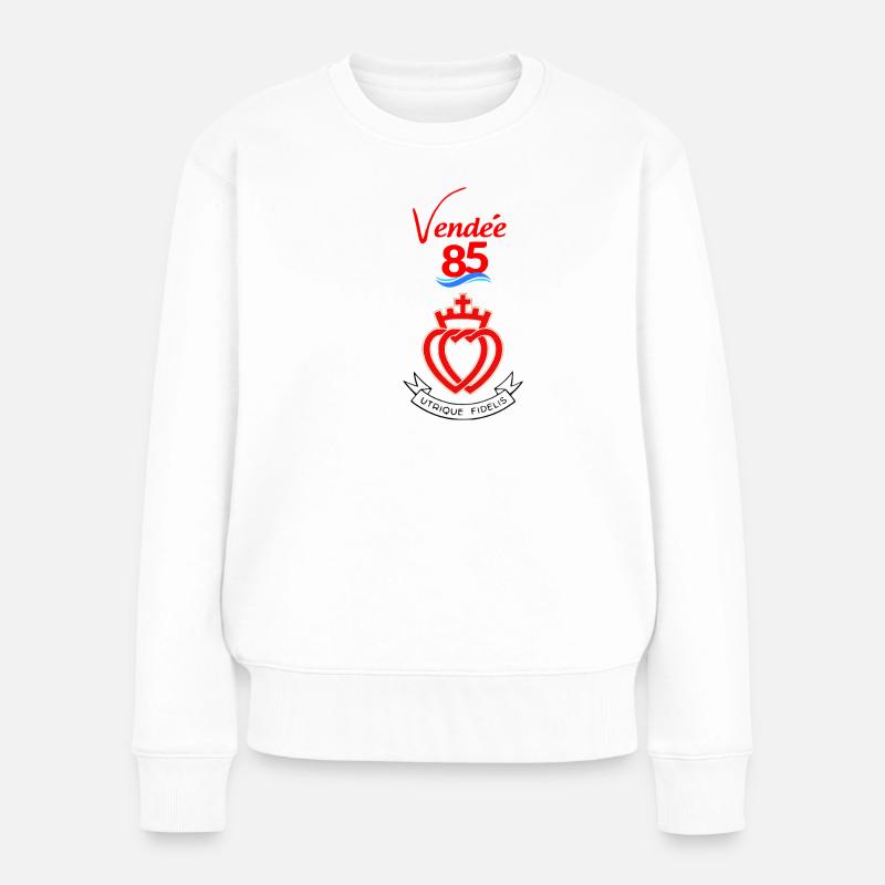 Vendée - Women's Premium Organic Jumper - white